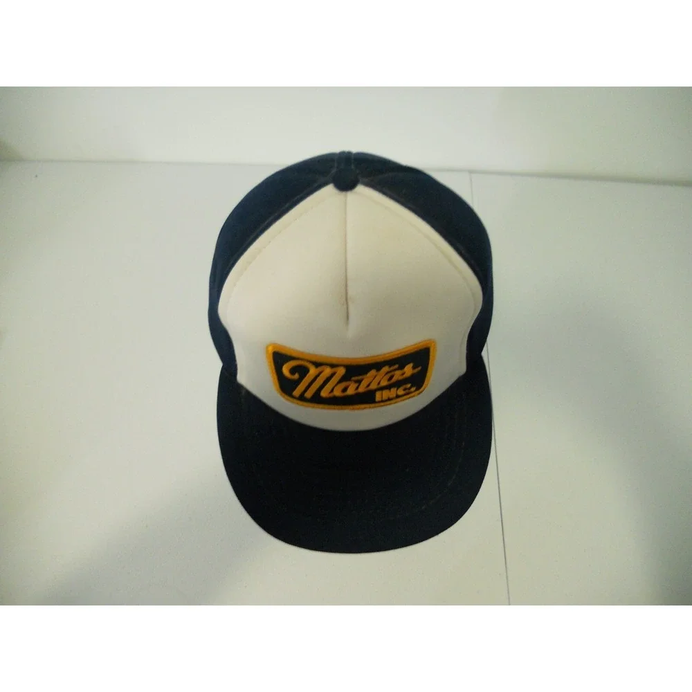 Vintage Mattos Inc Patch Trucker Snap Back Foam Adjustable Hat‎ Cap